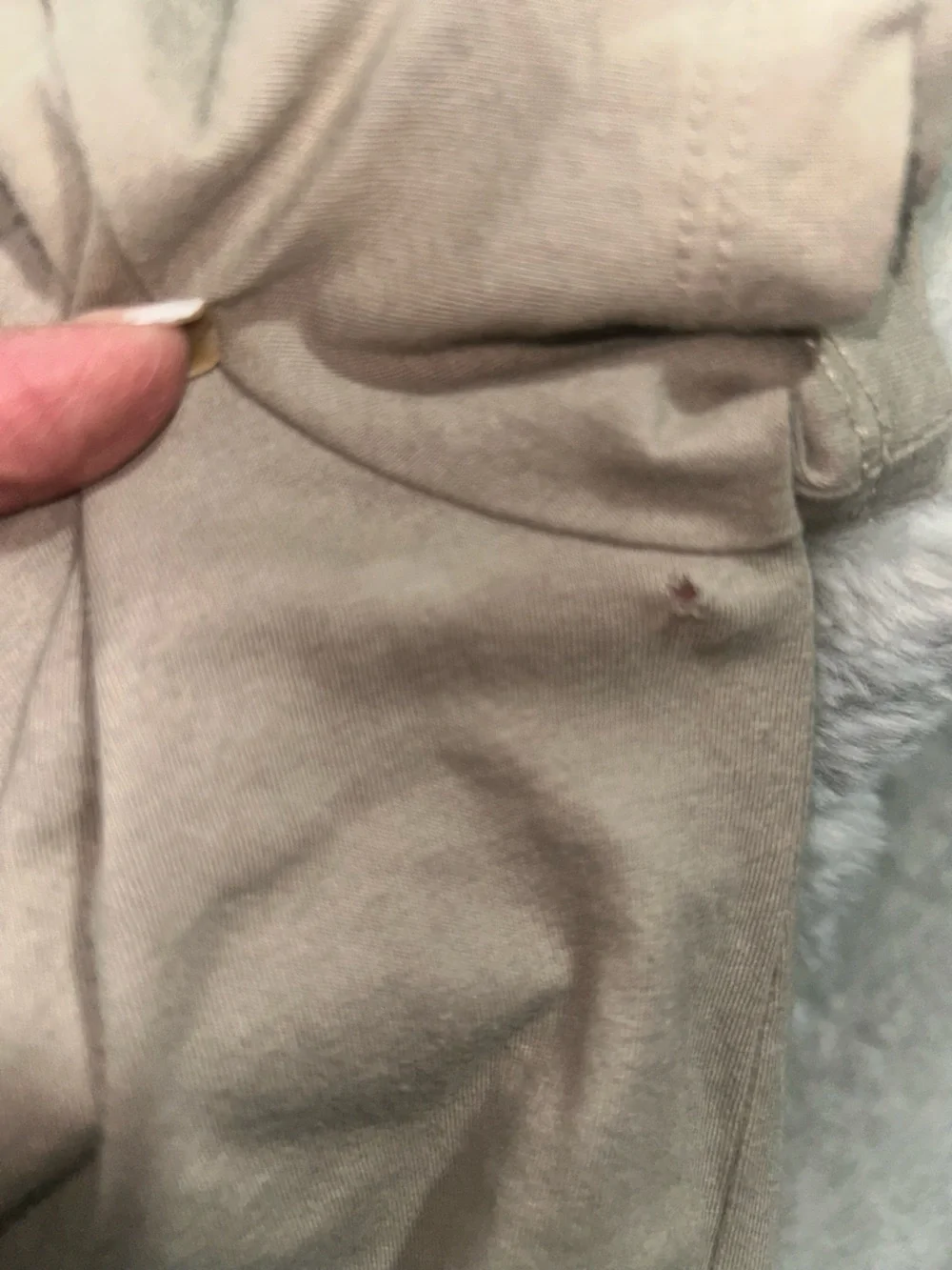 James Perse V Neck Blouson T-Shirts Short Sleeve Dress Oatmeal Size 1 Small - Picture 9 of 9